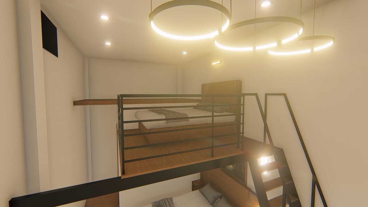 Loft Bedroom Interior